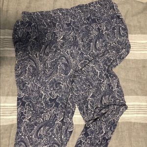 H&M Paisley Joggers